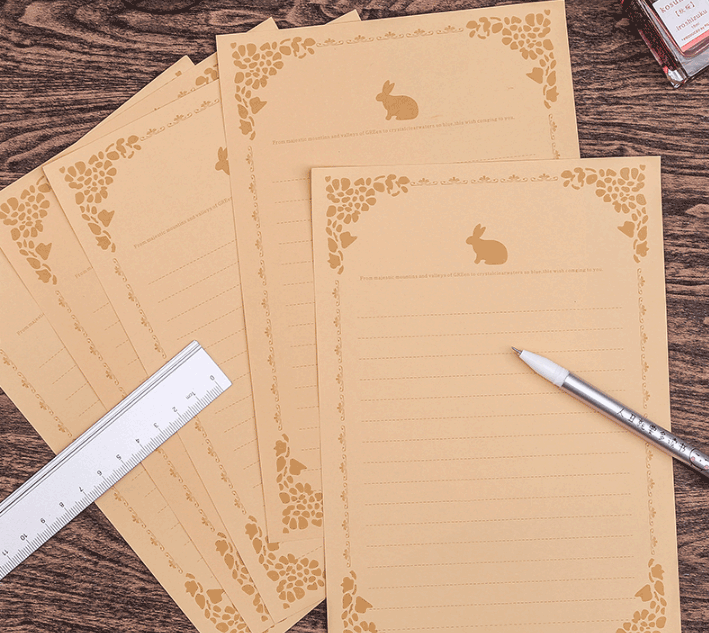文藝小清新復(fù)古信紙信封制作 第2張 文藝小清新復(fù)古信紙信封制作 第2張