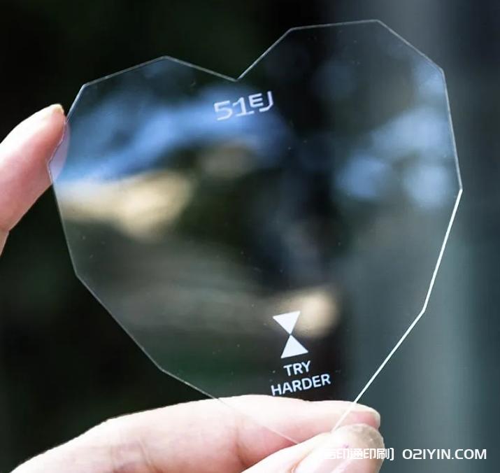 純透明PVC異形卡片印刷  第2張